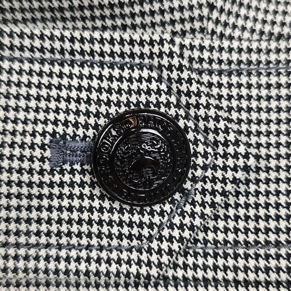 Brooks Brothers Classic Black & White Houndstooth Sleeveless Sheath Dress - Picture 5 of 10